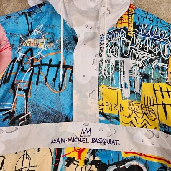 NWT Jean-Michel Basquiat X Members Only Jacket Anorak Windbreaker Mens Size L - Picture 9 of 16